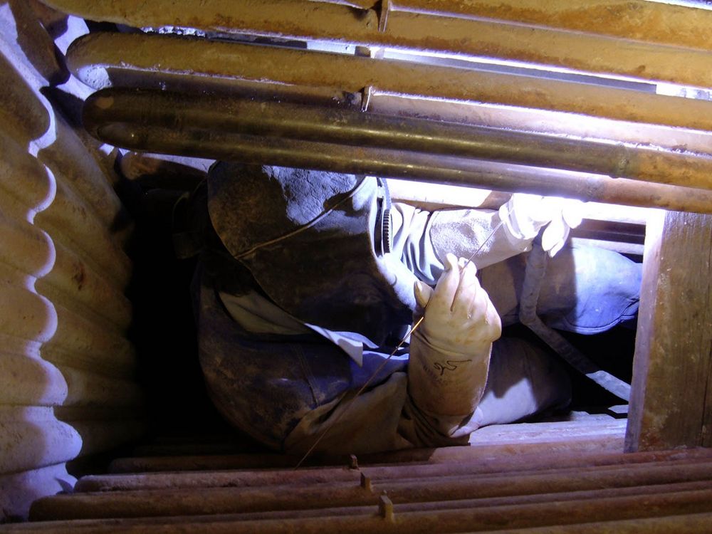 Reparatur Überhitzerschaden