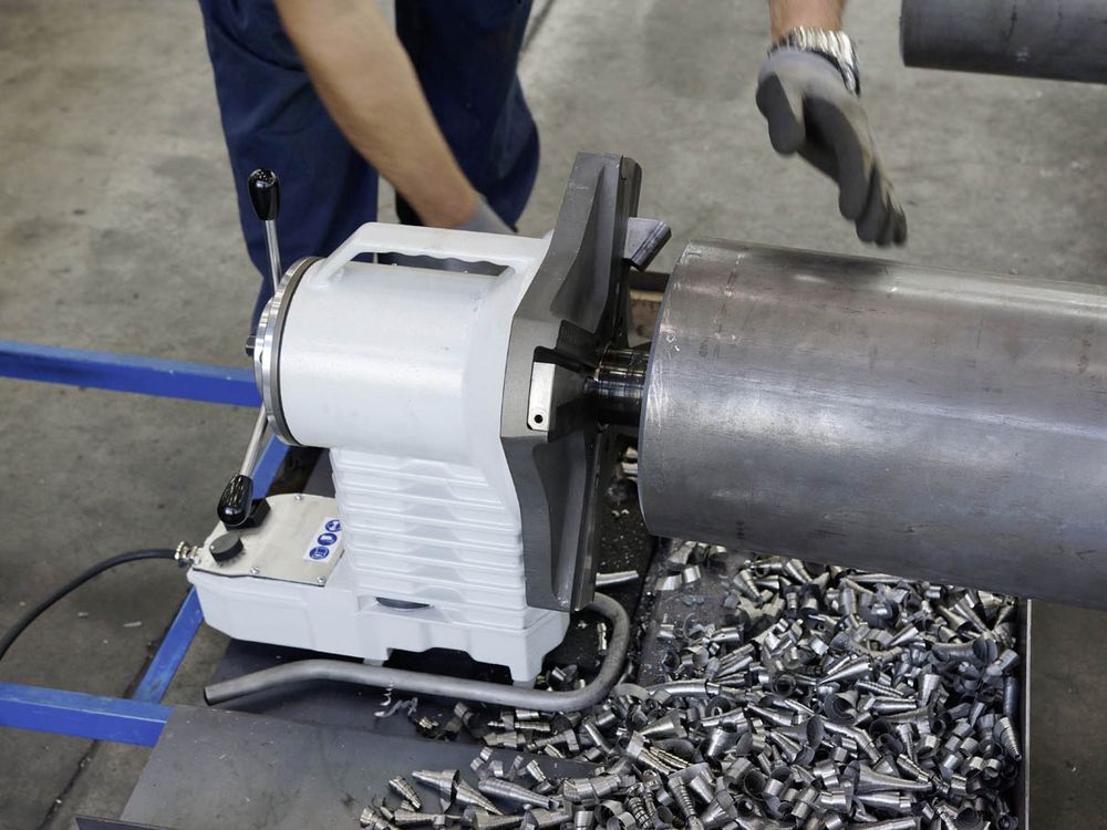 Anfasgerät Schweißkante herstellen