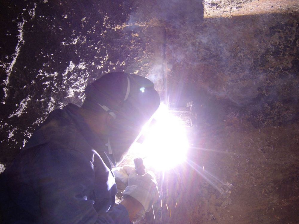 Reparaturschweißung Feuerraum