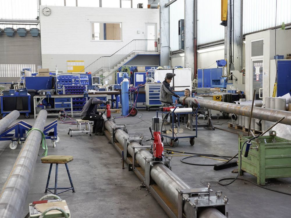 Vorfertigung Mantelrohre