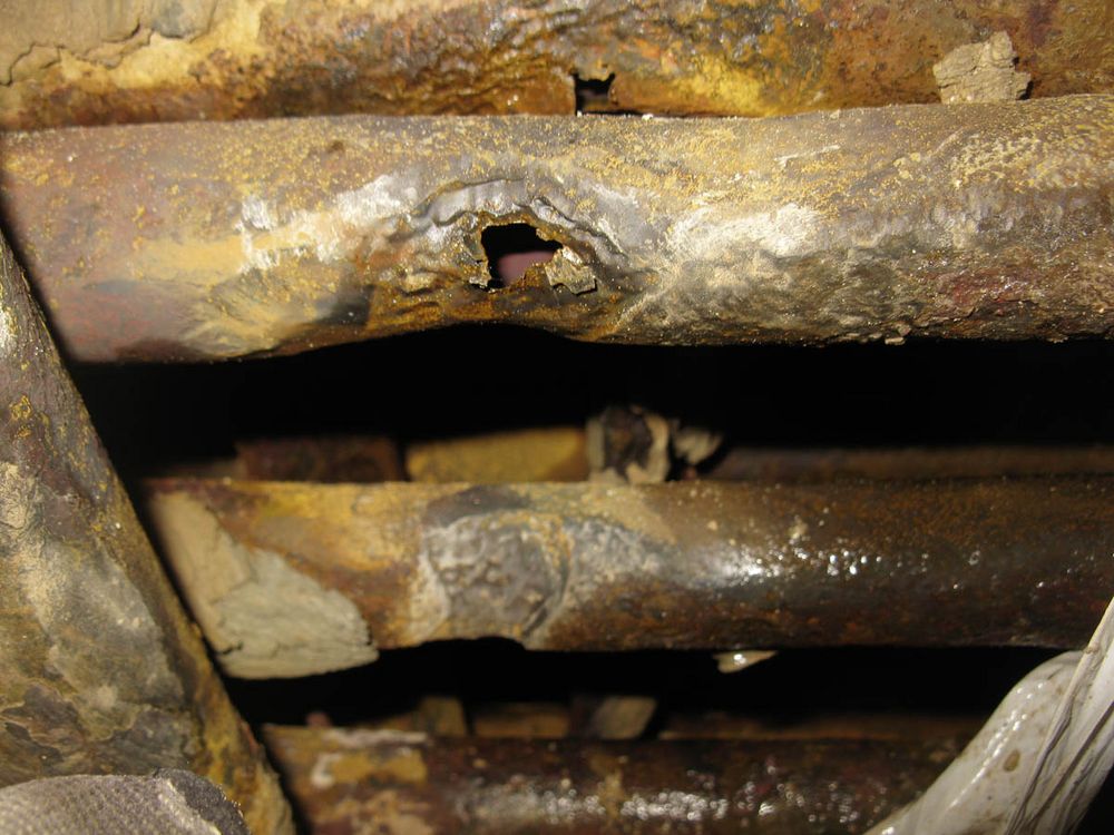 Rohschaden Überhitzer